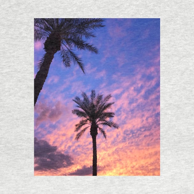 Sunset Palm Trees by NewburyBoutique